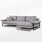 Τριθέσιος Καναπές Γωνία με Ανάκλινδρο Hauz Meridien Default Title